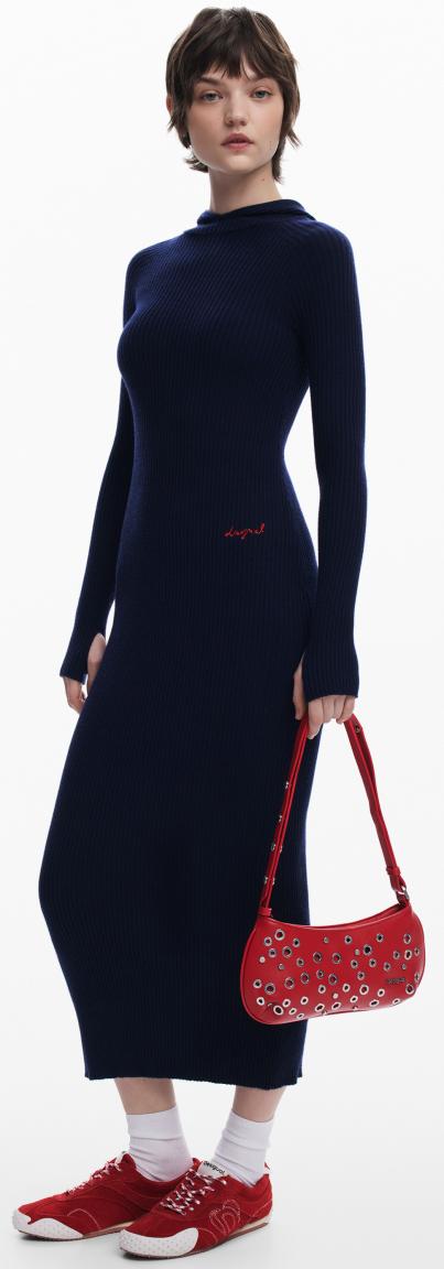 rockige kleine Umhängetasche Rebel Alsacia Clavel Red Desigual