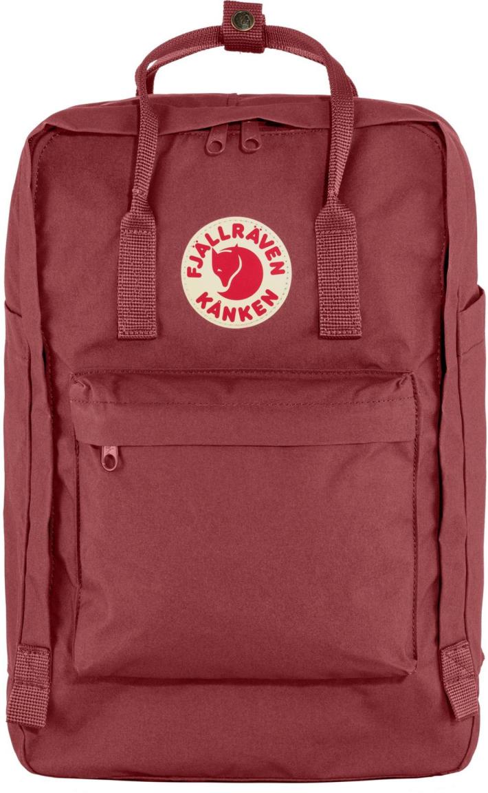roter Schulrucksack Fjällräven Kanken Laptop 17 Ox Red Dunkelrot