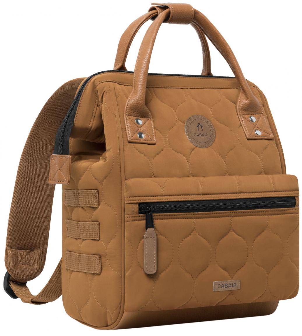 samtiger Tagesrucksack Cabaia Adventurer beige Guadalajara Small Steppnähte