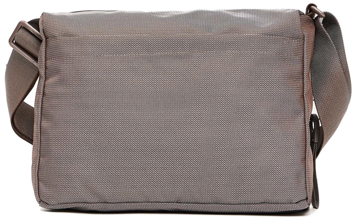 schimmernde Schultertasche Taupe MD20 Crossover Mandarina Duck