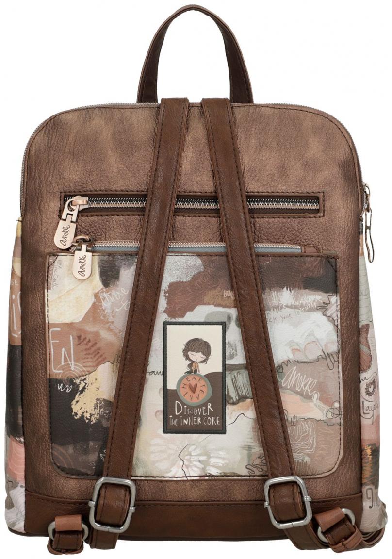 schimmernder Anekke Rucksack Outer Prägung zweigeteilt
