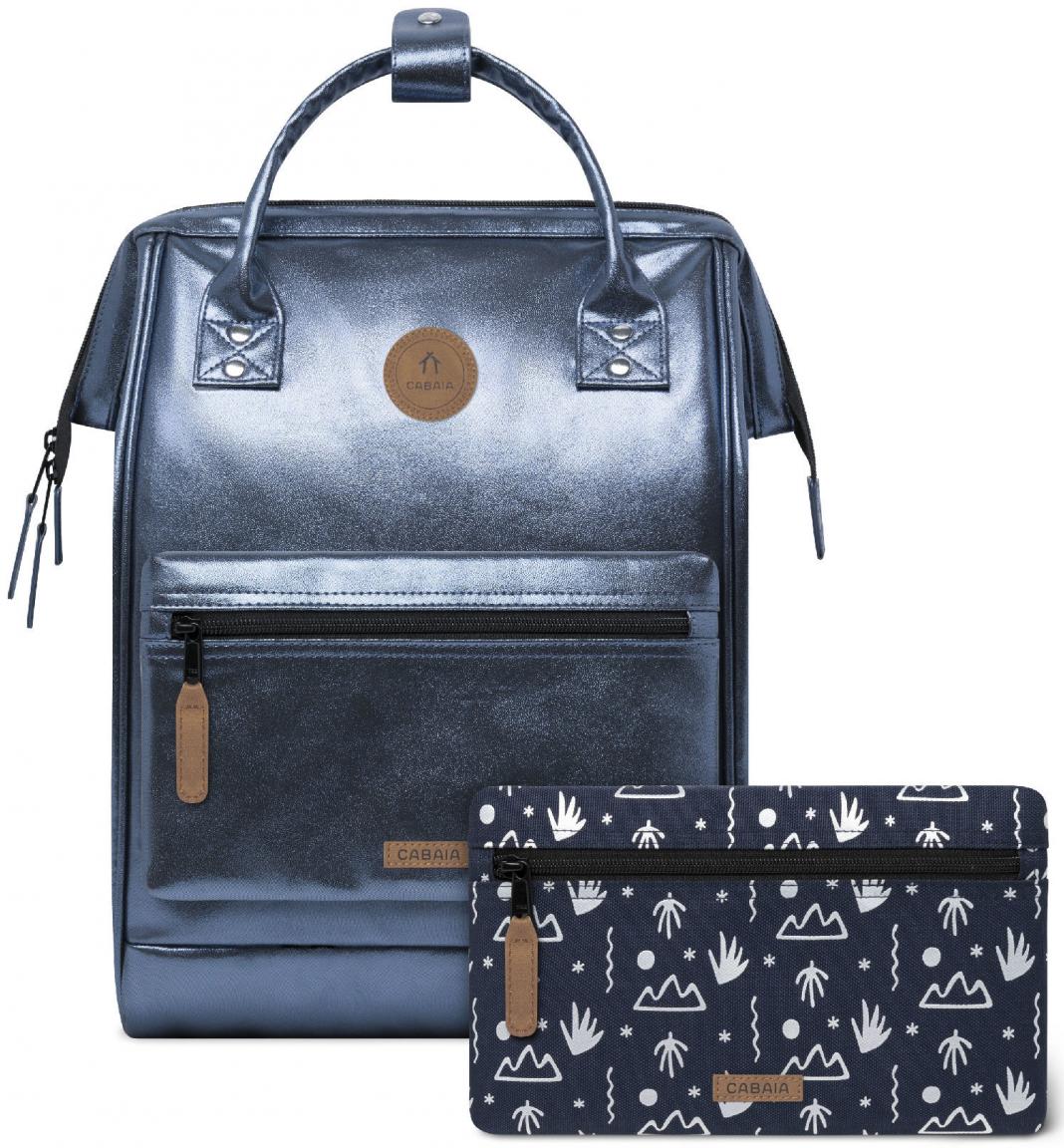 schimmernder Damenrucksack Cabaia navy Medium Larissa Adventurer