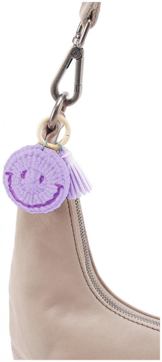 schmale Damentasche FREDsBRUDER Take A Smile beige Schimmer Chai Latte