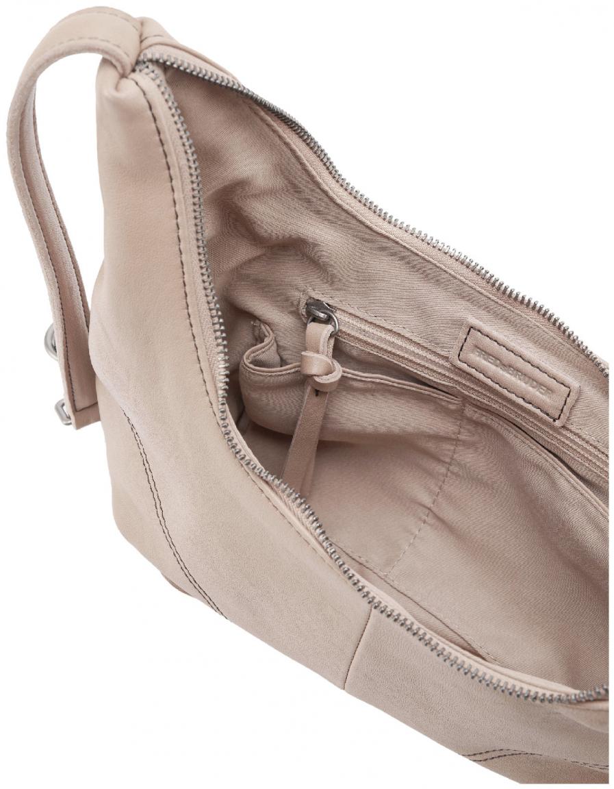 schmale Damentasche FREDsBRUDER Take A Smile beige Schimmer Chai Latte