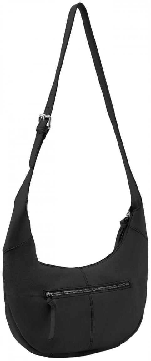 schwarze FREDsBRUDER Schultertasche Take A Smile Leder Glanz