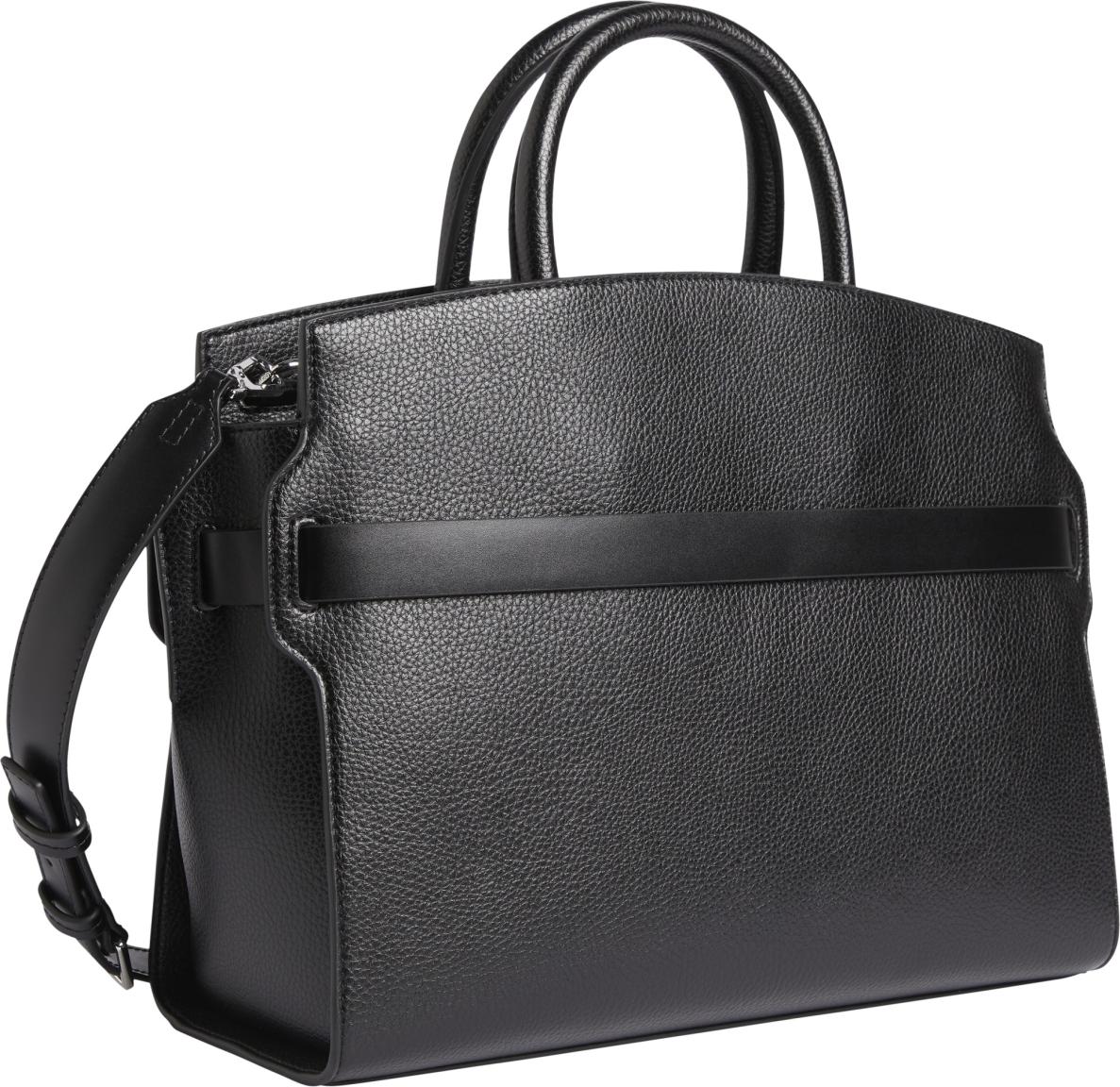 schwarze Kurzgrifftasche Calvin Klein CK Code Tote MD