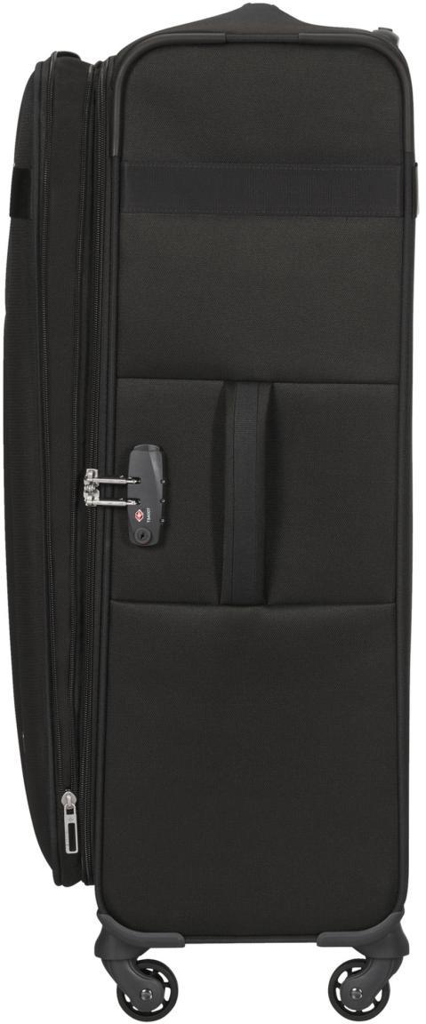 schwarzer Reisetrolley Spinner 4-Rad schwarz Samsonite Citybeat L 78cm