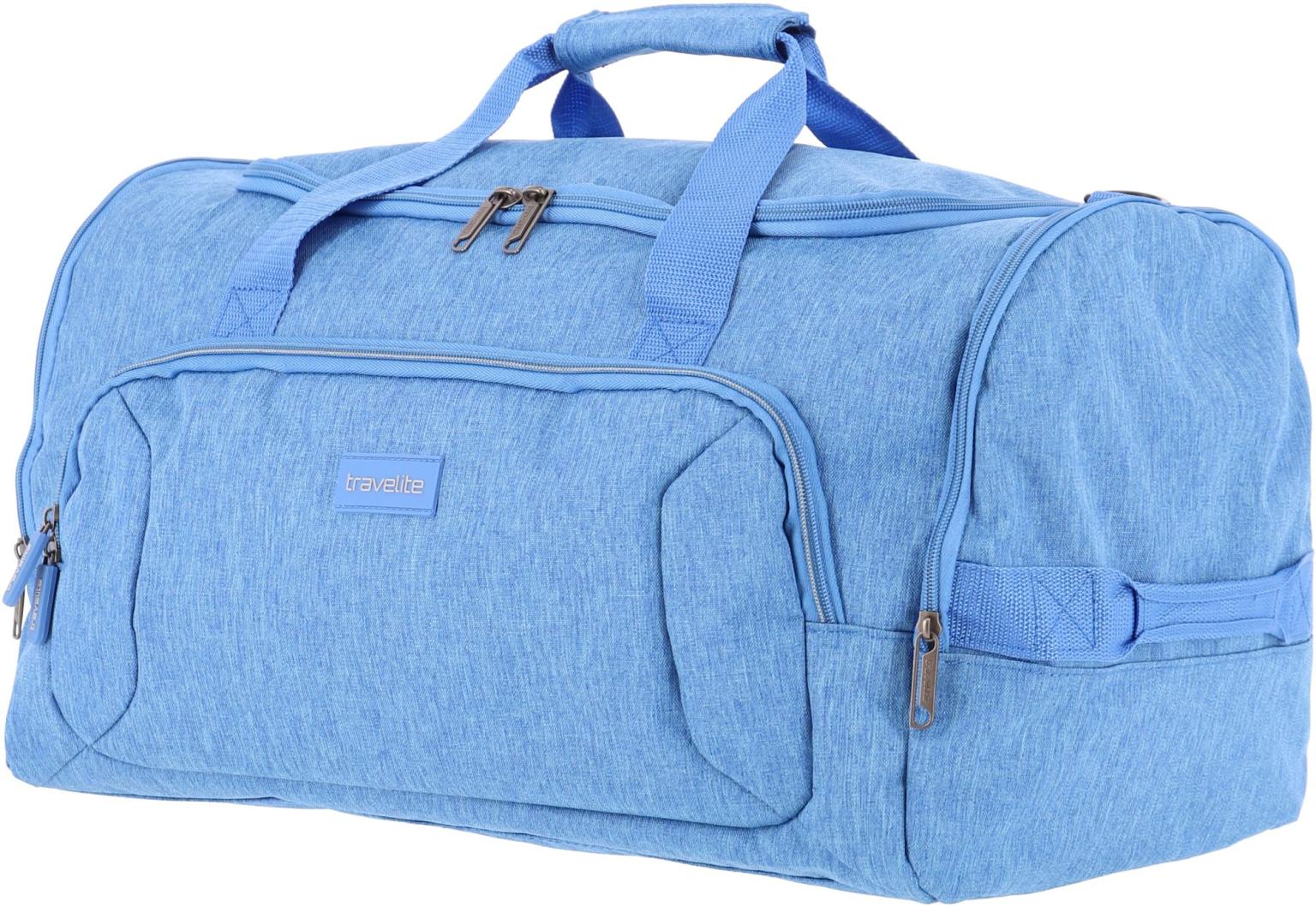 sportliche Reisetasche hellblau Travelite Boja Weekender Blue