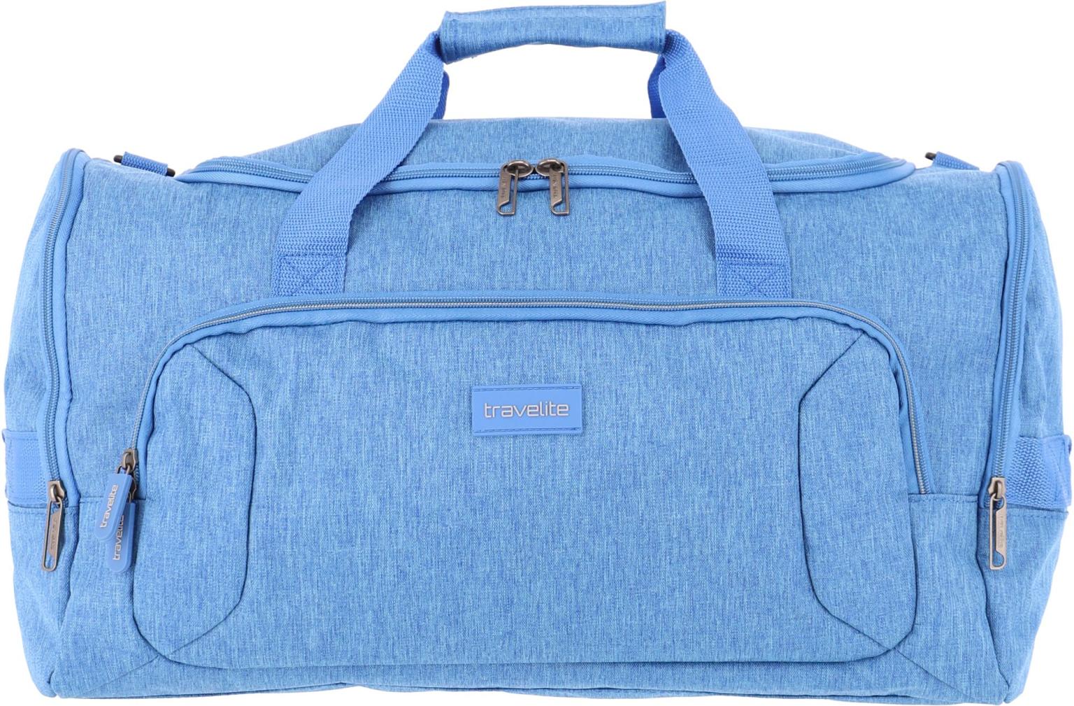 sportliche Reisetasche hellblau Travelite Boja Weekender Blue