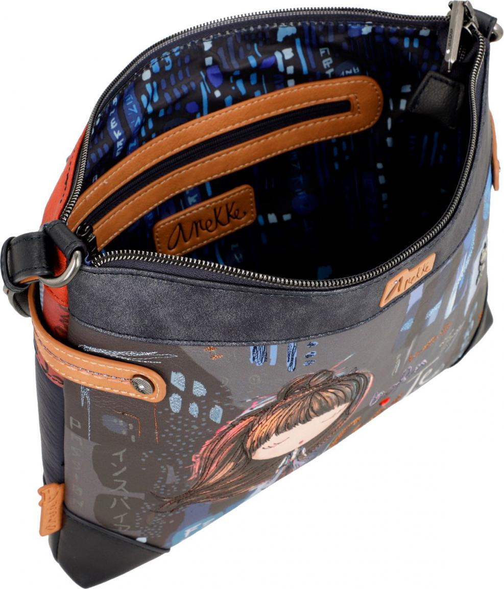 trendige Schultertasche Anekke Contemporary japanische Kunst