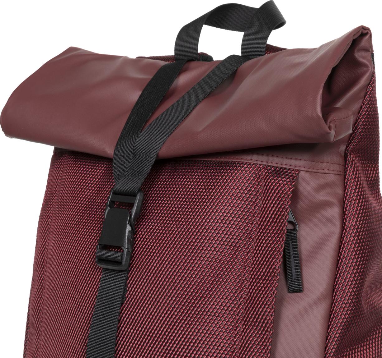 urbaner Daypack Tecum Roll Eastpak Burgundy vegan Carbonstyle