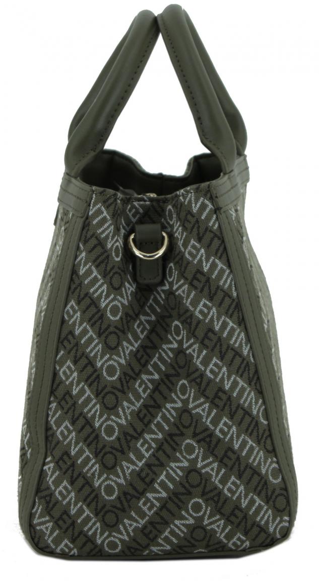 variable Kurzgrifftasche Valentino Blizzard schwarz Logoprint