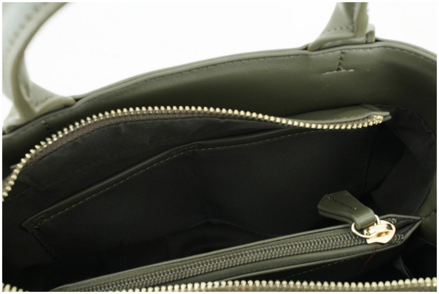 variable Kurzgrifftasche Valentino Blizzard schwarz Logoprint