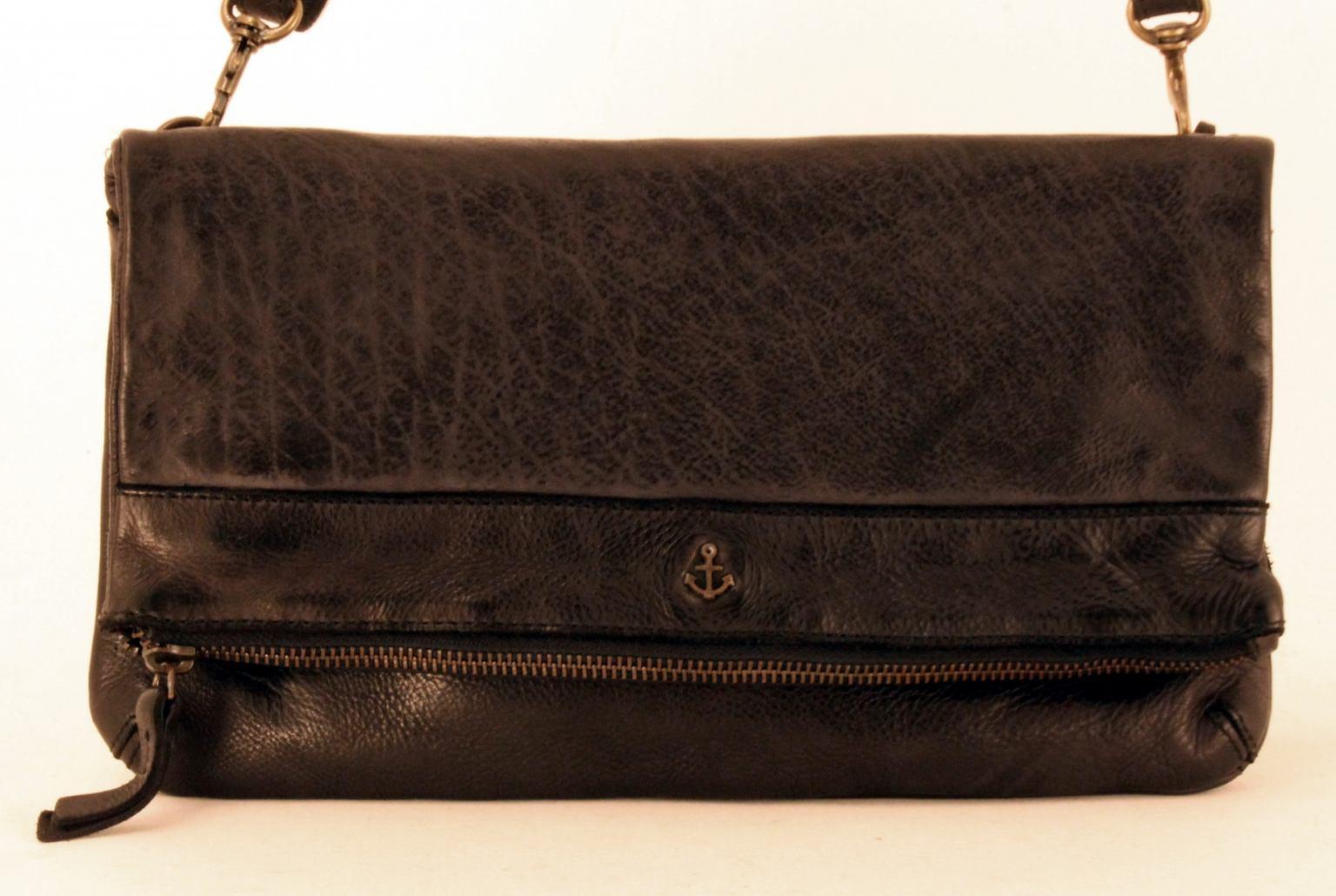 wandelbare Überschlagtasche Harbour 2nd crossover Brown Bronze metallic Clutch