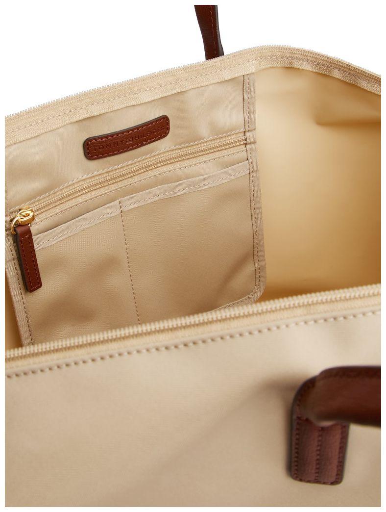 zeitlose Totebag Popette maxi Tommy Hilfiger Shopper Sandalwood Perlon