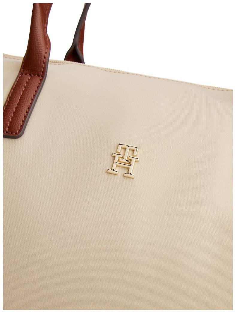 zeitlose Totebag Popette maxi Tommy Hilfiger Shopper Sandalwood Perlon