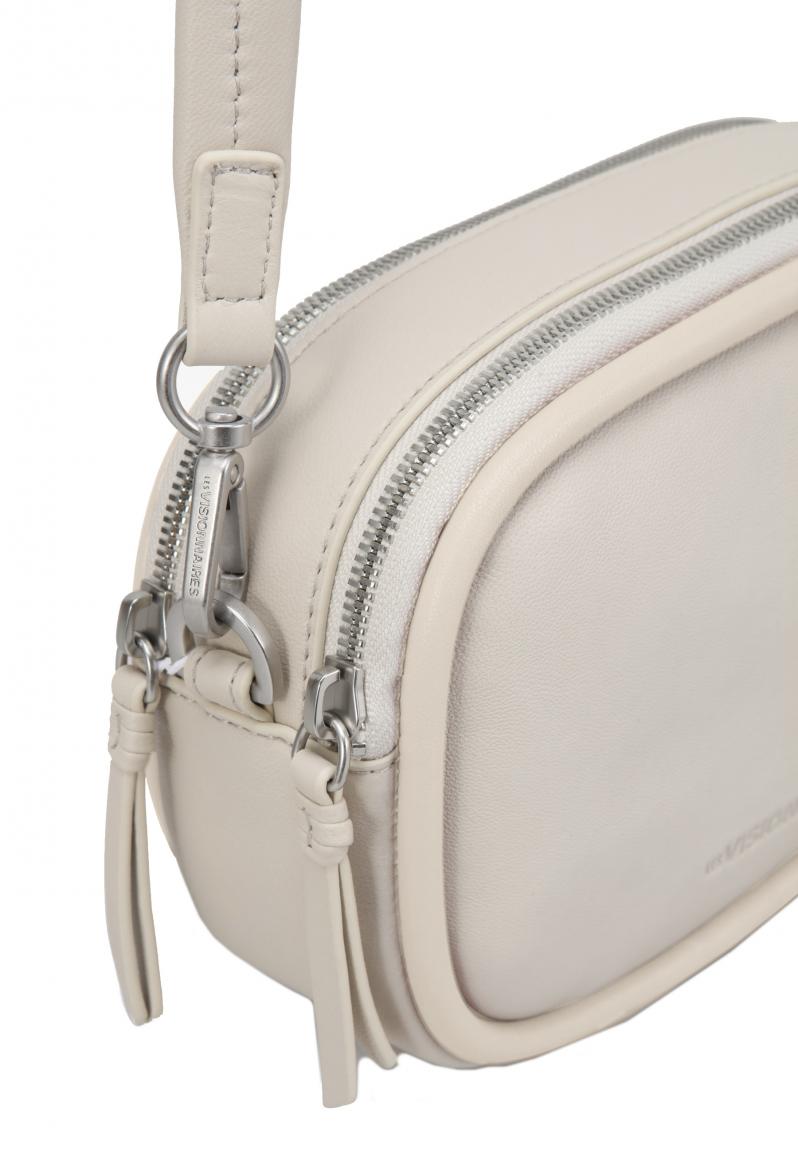 zweigeteilte Crossbody Bag hellbeige Les Visionnaires Ella Piping