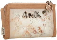 2. WAHL - Damengeldtasche beige nude Glitzer Anekke Memories Stories