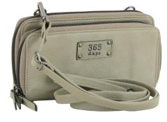 365 d.a.y.s Tokio Taupe beige Abendtasche Portemonnaie crossover