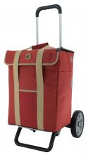 Alu Star Shopper leichter Einkaufstrolley mit Kühltasche Ipek Mi Rot Andersen