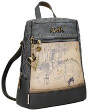 Anekke Mademoiselle Damenrucksack Blau Glitzer Kreativ Studio