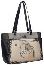 Anekke Mademoisselle Nature Koko großer Shopper metallic