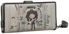 Anekke Orchestra Brieftasche Portrait - Silber