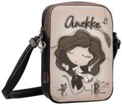 Anekke Orchestra Crossovertasche Portrait - Beige