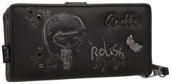 Anekke Orchestra Iron Brieftasche Stickerei - Schwarz