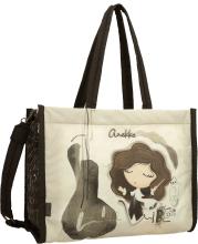 Anekke Travel Orchestra Henkeltasche Nylon Portrait - Bunt
