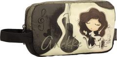 Anekke Travel Orchestra Kosmetiktasche Nylon Portrait - Bunt