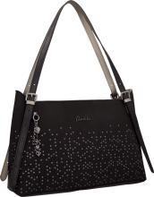 Anekke Tulip Essence Schultertasche Nieten - Schwarz