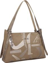 Anekke Tulipe Essence Schultertasche Nieten - Taupe