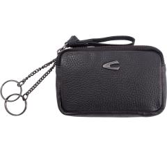Big Keycase Camel Active Pura Medium Leather Black