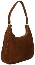 Burkely Sierra Hobo Ledertasche Velours Cognac - Braun