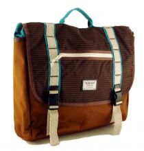 Burton Flint Messenger Small Grey Heather Grau