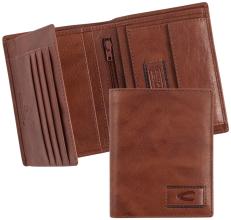 Camel Active Panama Herren Portemonnaie Leder Cognac - Braun