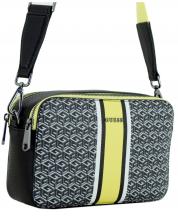 Camera Bag Guess Rainee Logodruck schwarz gelb