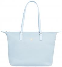 Canvas Tommy Hilfiger großer Shopper Poppy hellblau