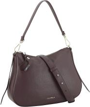 Coccinelle Nory Schultertasche Leder Berry - Braun