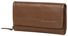 Damenbörse Leder Coco Cognac BURKELY Natural Norah