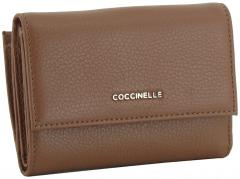 Damengeldbörse Coccinelle Metallic Soft Cognac