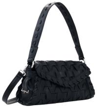 Desigual Argon Black Zarauz Schultertasche Negro - Schwarz