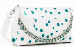 Desigual Crossovertasche New Splatter Dortmund Maxi Blanco