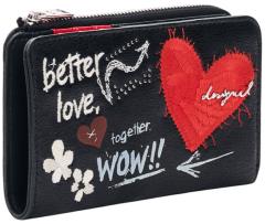 Desigual Emma 2.0 Geldbörse WOW - Schwarz