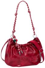Desigual Half Logo Waverly Umhängetasche Carmin - Rot