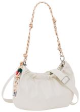 Desigual Half Logo Waverly Umhängetasche Ecru Crudo - Beige