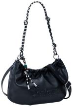 Desigual Half Logo Waverly Umhängetasche Negro - Schwarz