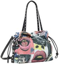 Desigual Lifta 2.0 Shopper Canvas Graffiato Blue