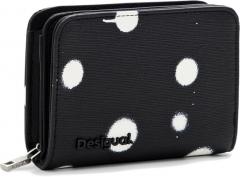 Desigual Portmonee New Splatter Maya Negro Punkte